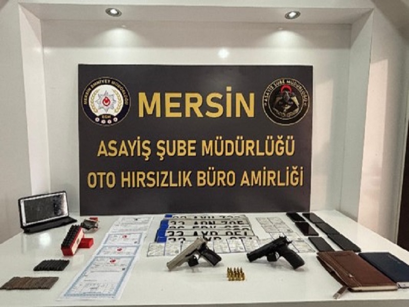 06.05.2025 Oto Hırsızlığı Nitelikli Dolandırıcılık Resmi Belgede Sahtecilik Mersin